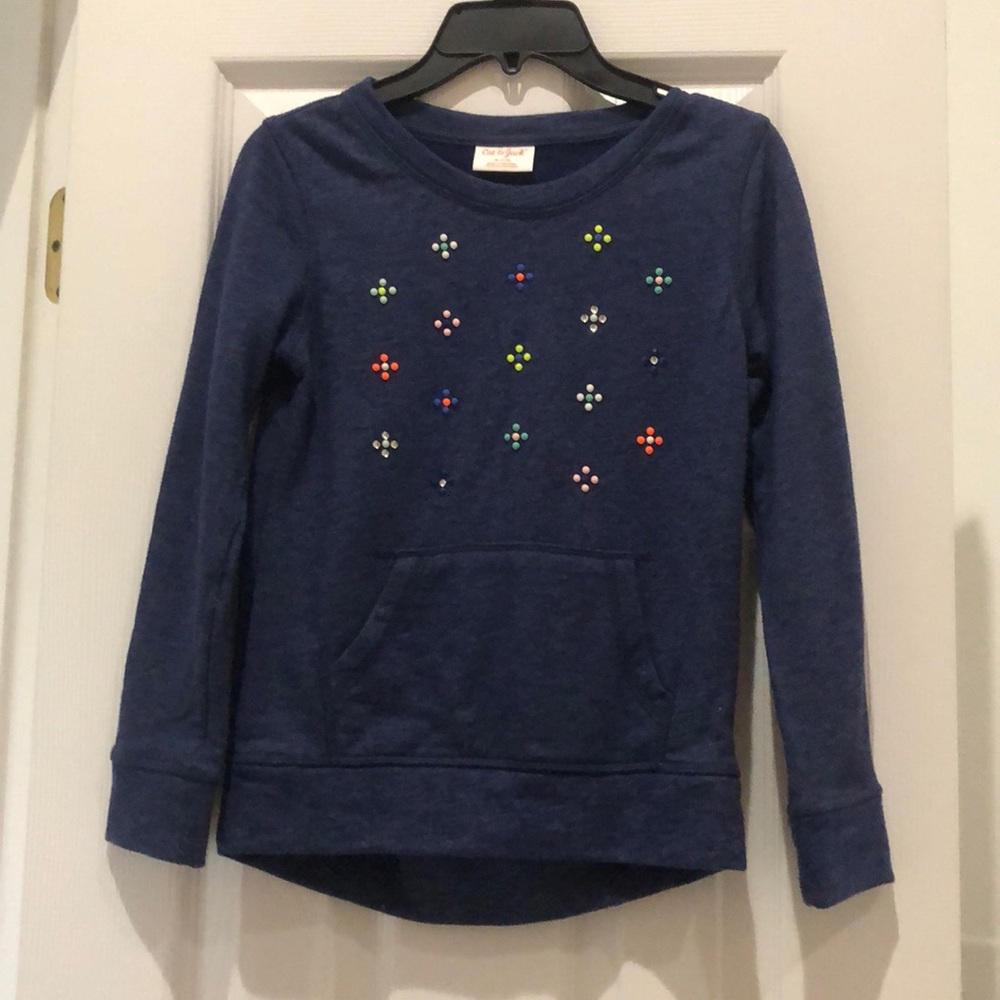 Girls embellished long sleeve top